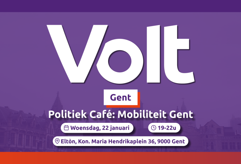 Politiek Café: Mobiliteit Gent, 22 januari, 19-22u, Eltòn